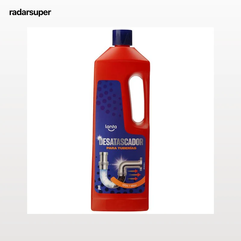 Desatascador líquido tuberías eficaz y rápido Lanta 1l