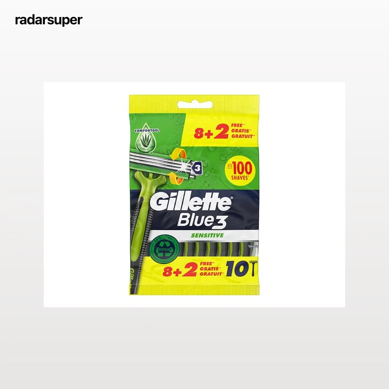 DESCARTÁVEL GILLETTE BLUE3 SENSITIVE 8+2UN