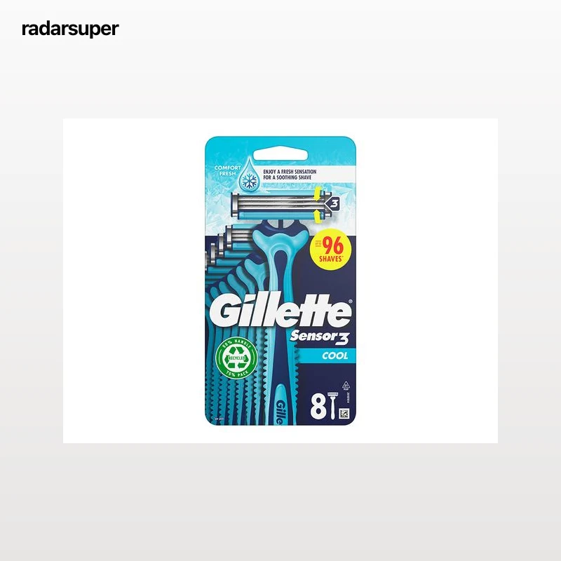 DESCARTÁVEL GILLETTE SENSOR3 COOL 8UN