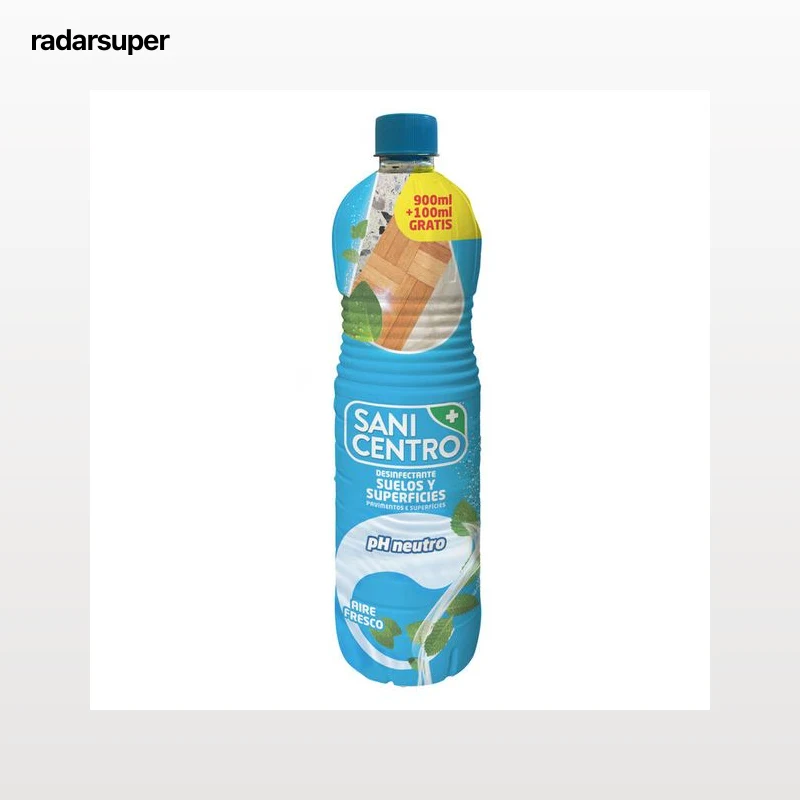 Desinfectante para suelo y superficies sanicentro 900 ml más 100 ml gratis aire fresco
