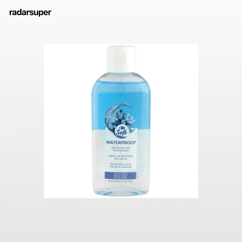 Desmaquillantes waterproof Soft Carrefour 150 ml.