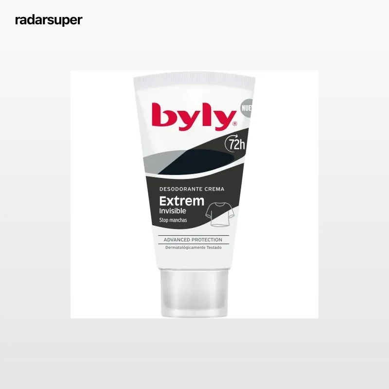 Desodorante en crema extrem invisible Byly 50 ml.