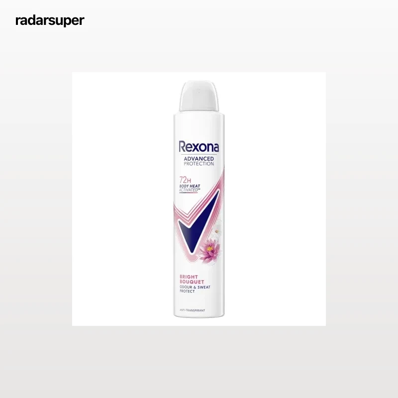 Desodorante en spray antitranspirante bright bouquet Rexona 200 ml.