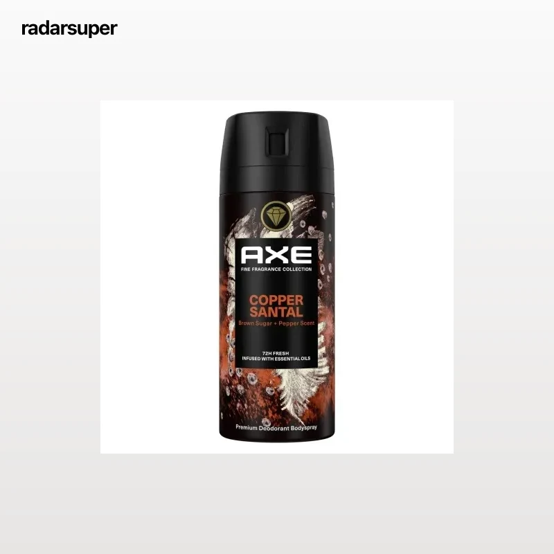 Desodorante en spray Copper Santal Axe 150 ml.