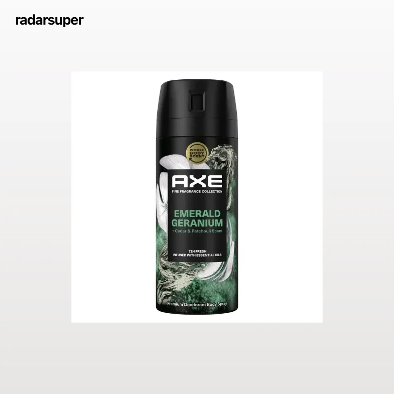 Desodorante en spray Emerald Geranium Axe 150 ml.
