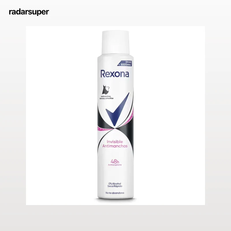 Desodorante invisible y antimanchas Rexona 200 ml