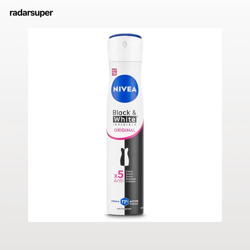 Desodorante invisible black & white Nivea 200 ml