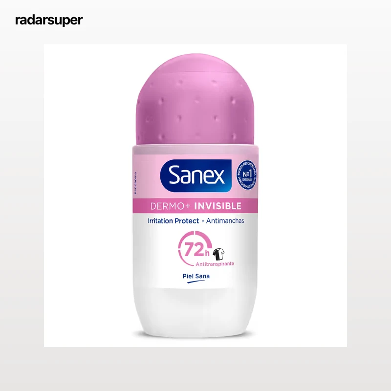 Desodorante roll-on dermo invisible Sanex 50 ml