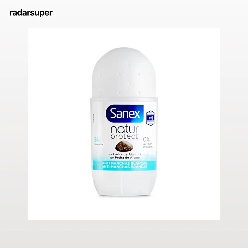 Desodorante roll-on natur protect Sanex 50 ml