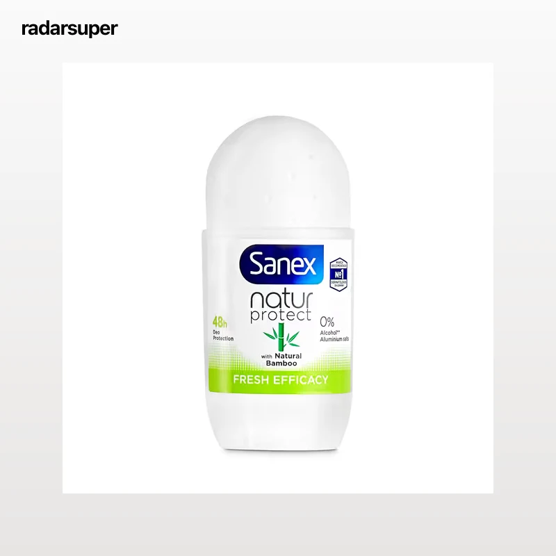 Desodorante roll-on natur protect bambú Sanex 50 ml