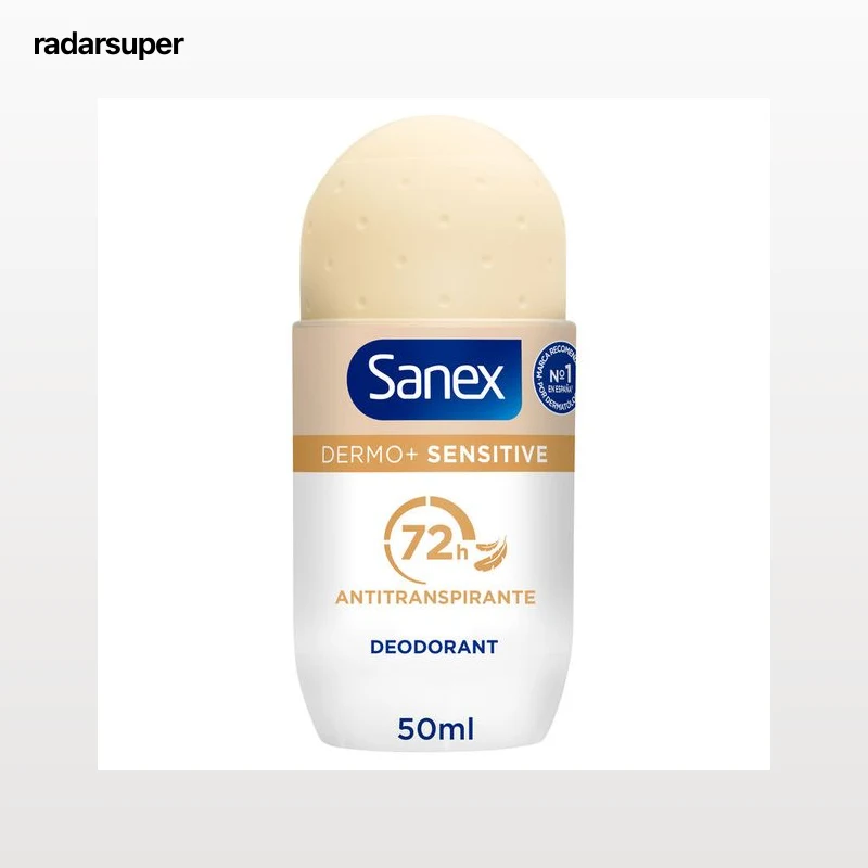 Desodorante Roll-On Sanex Dermo+ Sensitive 72-Horas Antitranspirante 50 ml