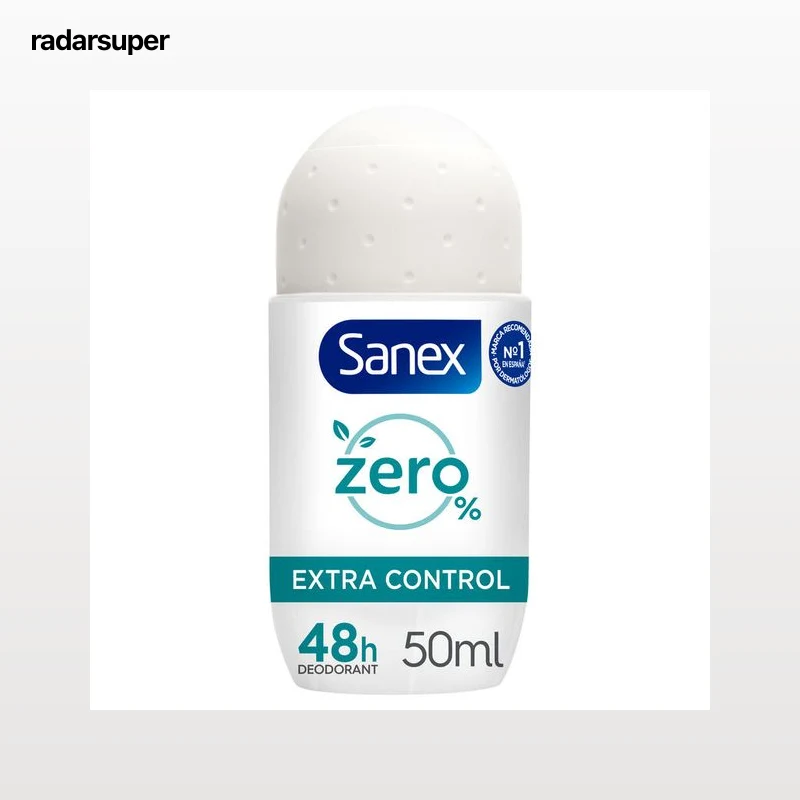 Desodorante roll-on Sanex Zero% Extra Control protección 48h 50ml
