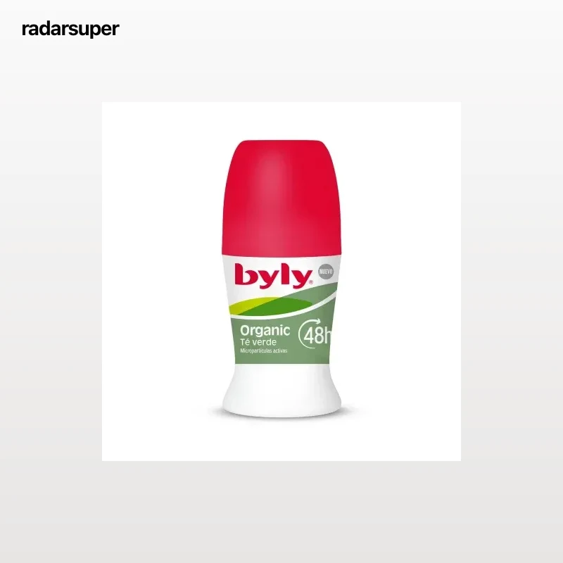 Desodorante roll-on té verde Organic Byly 50 ml.