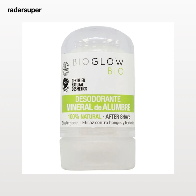 Desodorante en stick natural Bioglow 60g mineral de alumbre
