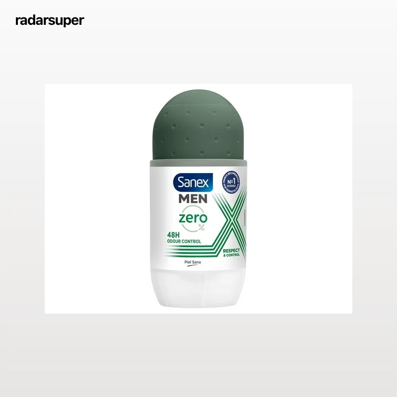 DESODORIZANTE ROLL-ON ZERO% PARA HOMEM PELE NORMAL SANEX 50ML
