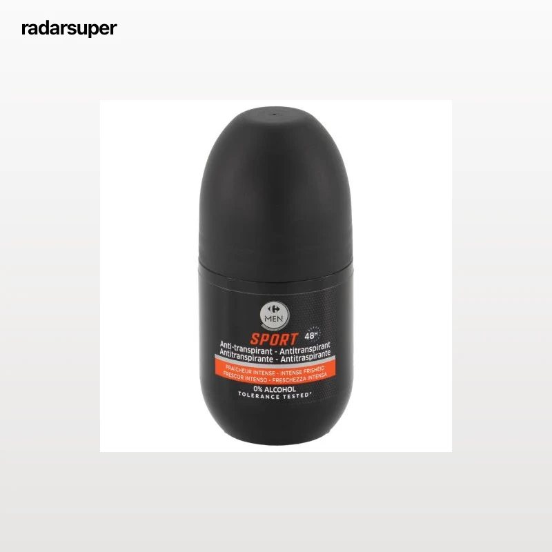 Desosorane en roll-on antitranspirante sport Carrefour Men 50 ml.