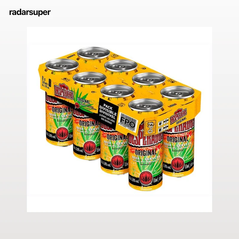 DESPERADOS Cerveza original 8 uds. 33 cl.