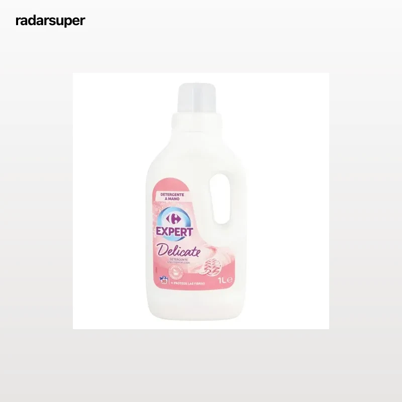 Detergente a mano lana y ropa delicada Expert Carrefour 30 lavados.