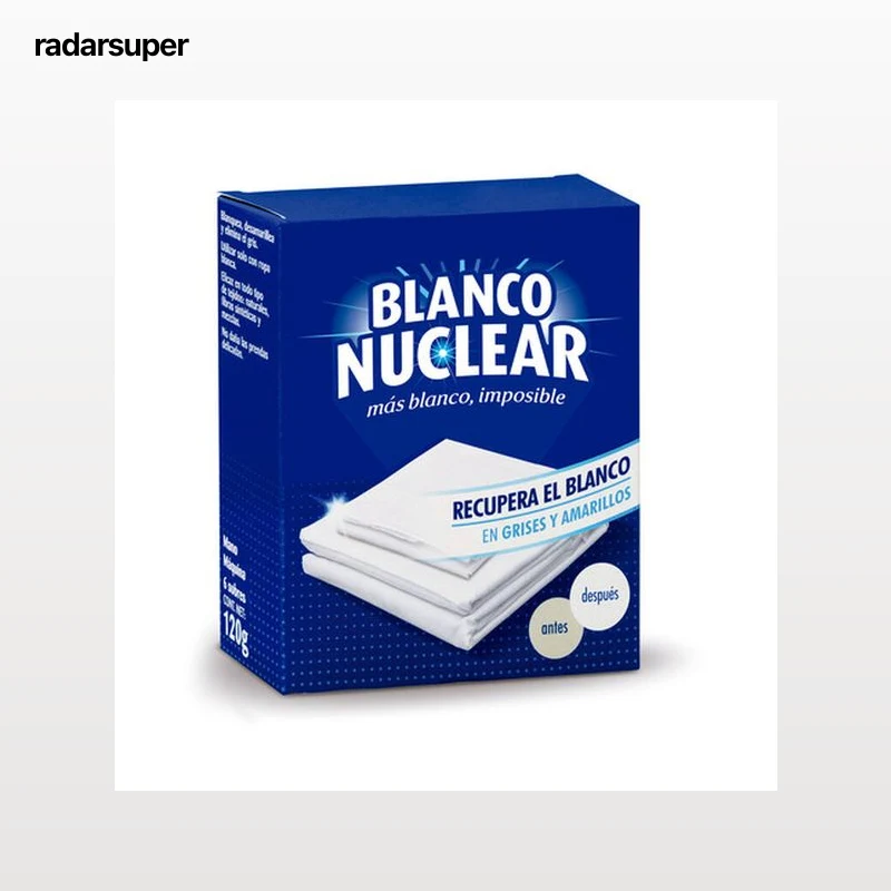 Detergente Blanco Nuclear 6 uds para lavar a mano o a maquina