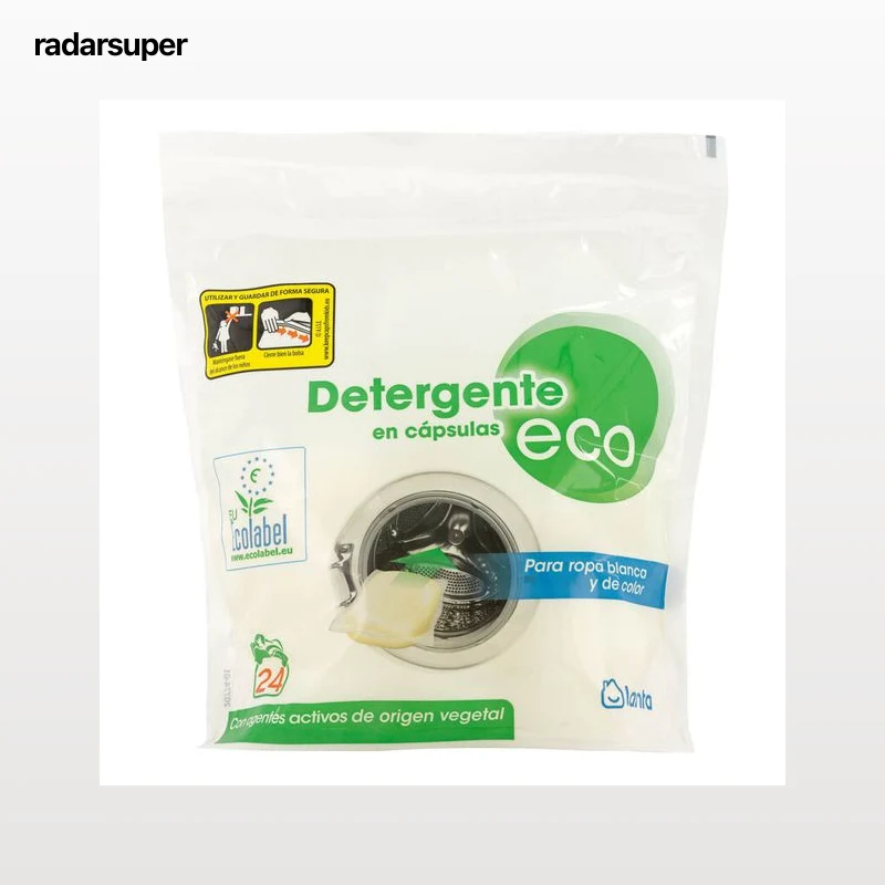 Detergente en cápsulas Lanta 24 lavados ecológico