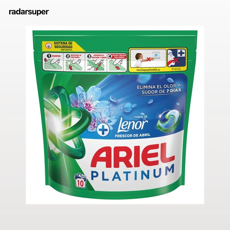 Detergente cápsulas Lenor Ariel Pods 10 lavados