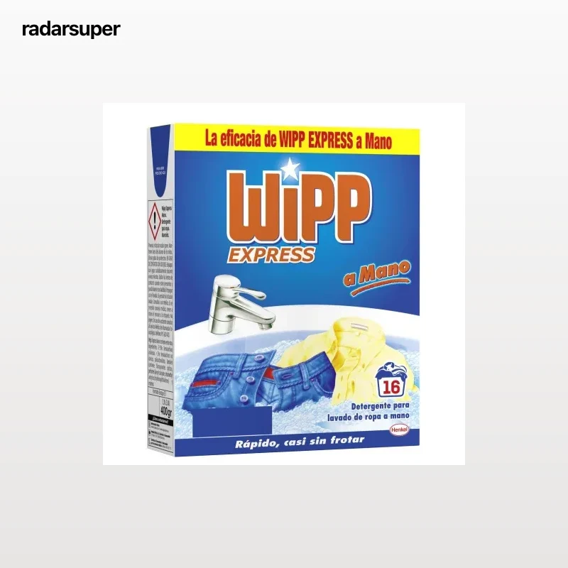 Detergente en polvo a mano Wipp Express 500 g.