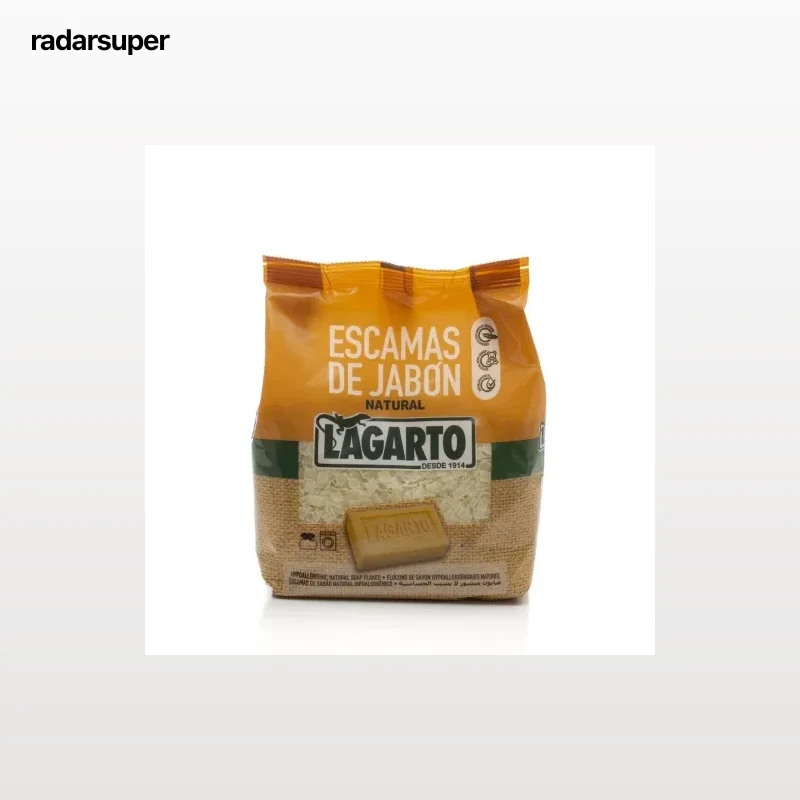 Detergente en polvo escamas de jabón natural Lagarto 400 g.