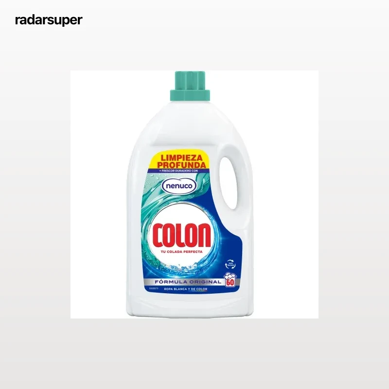 Detergente gel extra frescor Nenuco Colon 60 lavados.