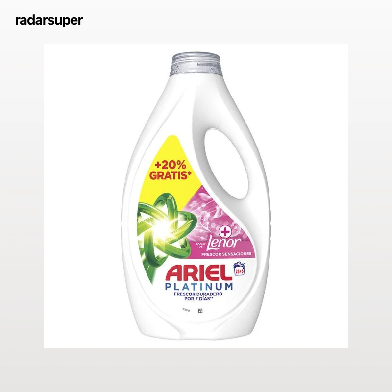 Detergente líquido Ariel 25+5 lavados Leonor Sensación