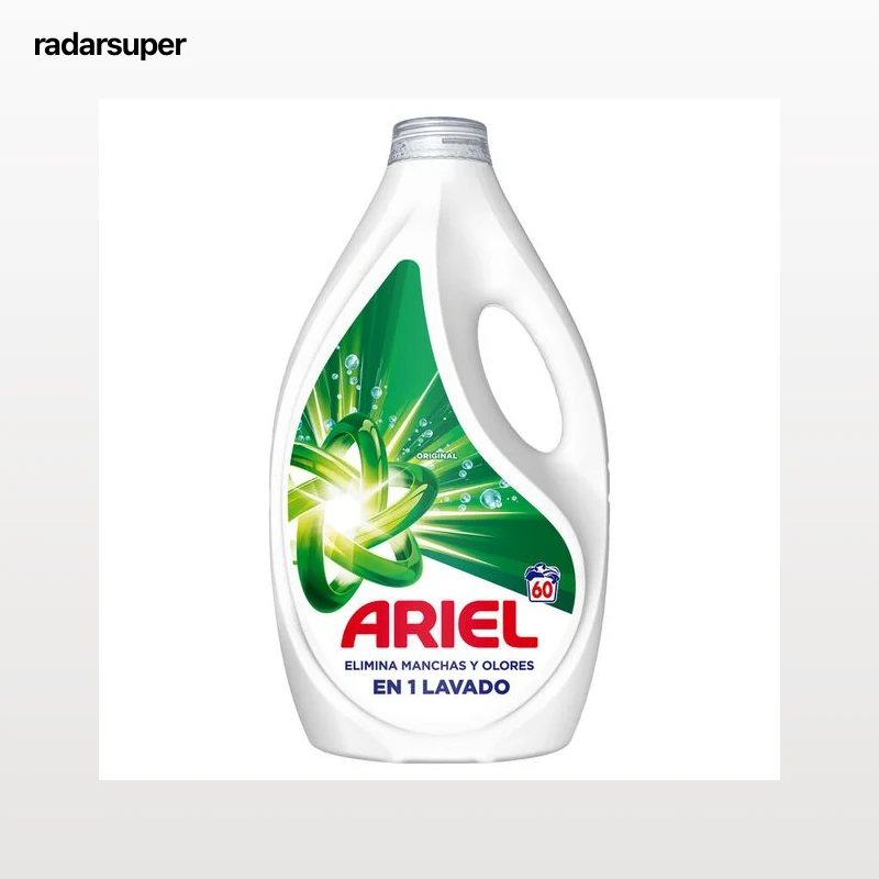 Detergente liquido Ariel 60lav original