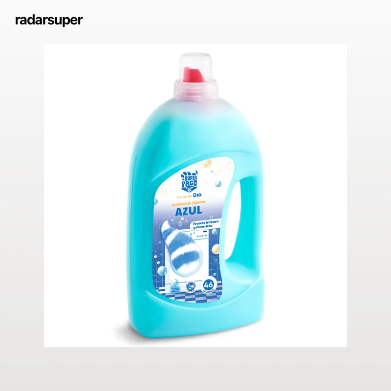 Detergente líquido azúl Dia Super Paco 46 lavados