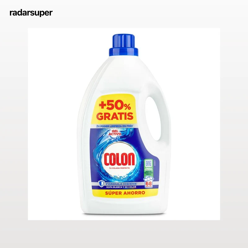 Detergente líquido azul activo Colon 45 lavados