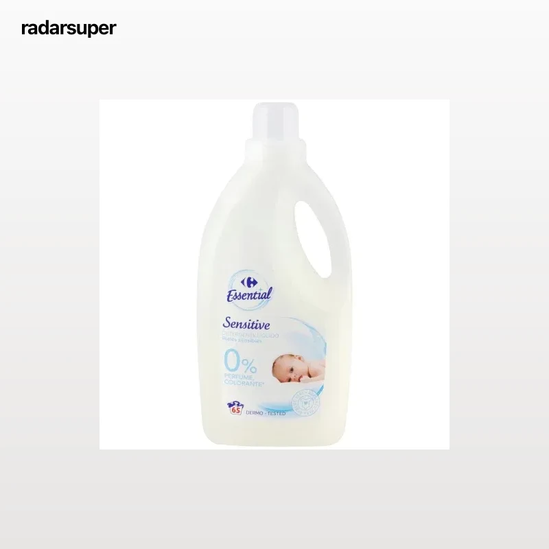 Detergente líquido bebé sensitive 0% Carrefour Essential 65 lavados