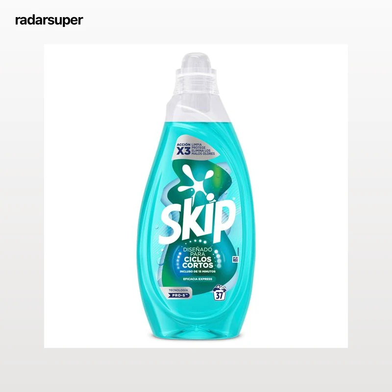 Detergente líquido para ciclos cortos Skip 37 lavados