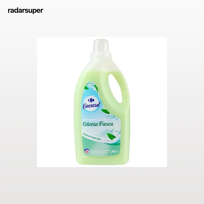 Detergente líquido colonia fresca Carrefour Essential 44 lavados