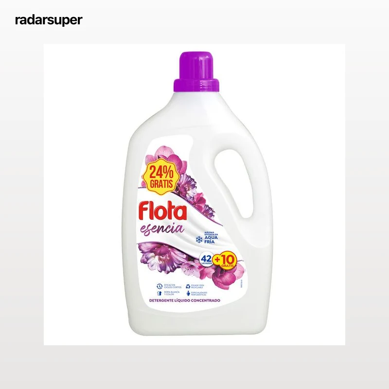 Detergente Líquido Flota 42 + 10 Lavados Esencia