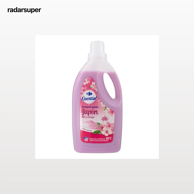 Detergente líquido Japón flor de cerezo Essential Carrefour 44 lavados.