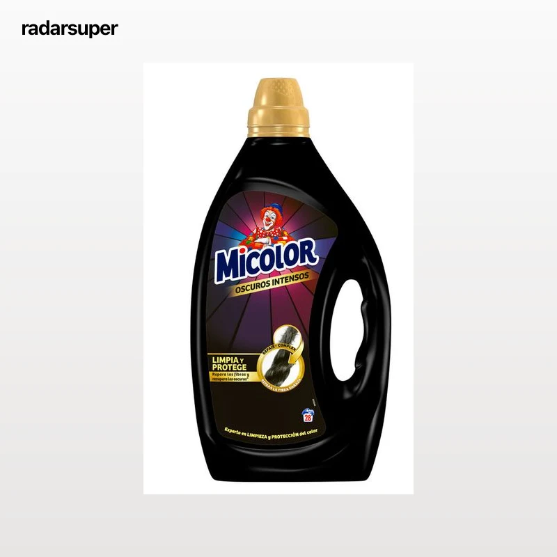 Detergente líquido Micolor 28 lavados oscuros intensos