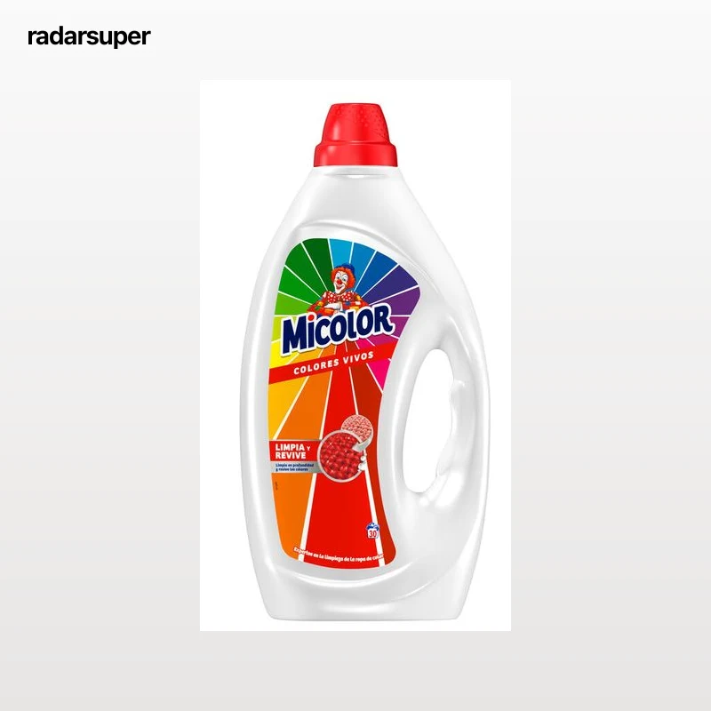 Detergente líquido Micolor 30 lavados Color Vivo
