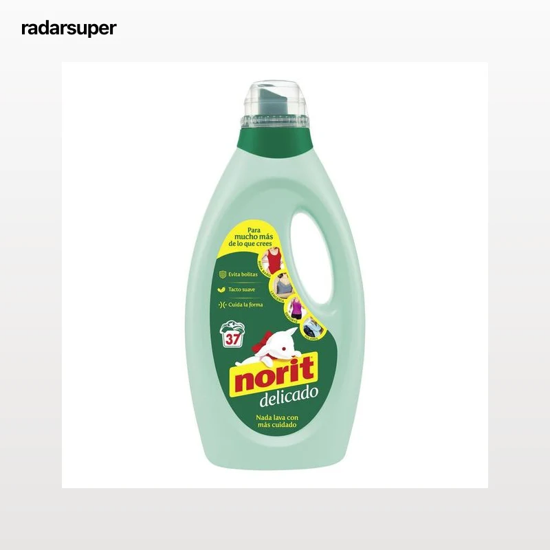 Detergente líquido Norit 37 lavados delicado