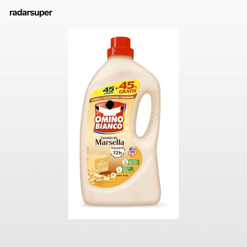 Detergente Líquido Omino Bianco 45+21 Lavados