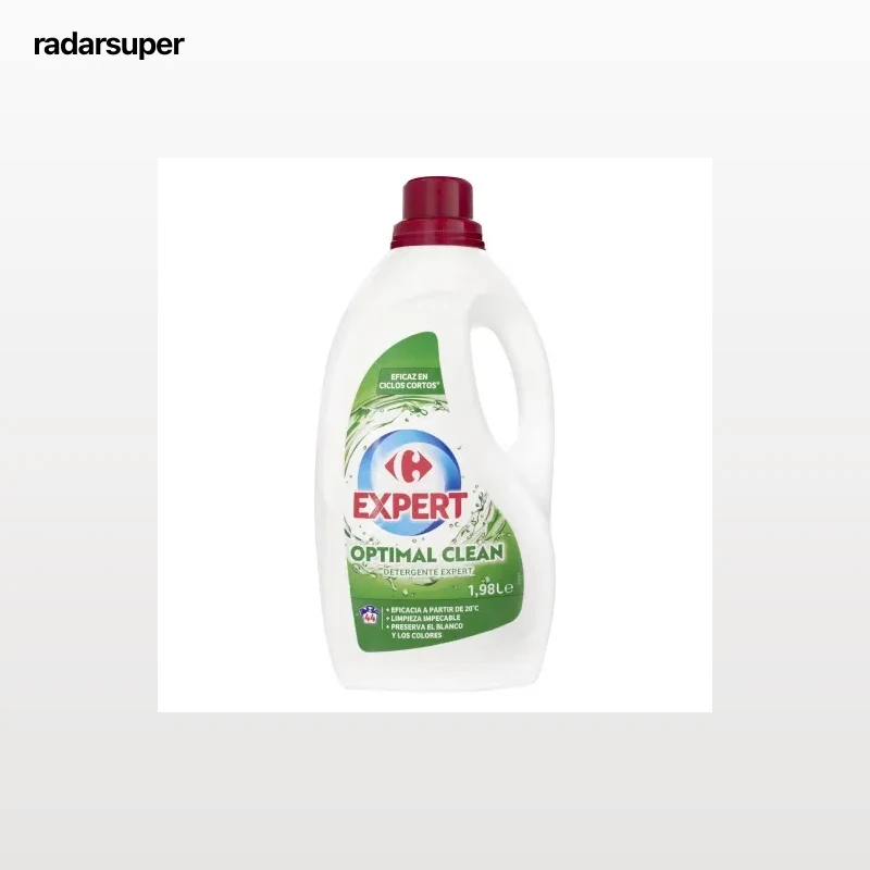 Detergente líquido optima clean Expert Carrefour 44 lavados.