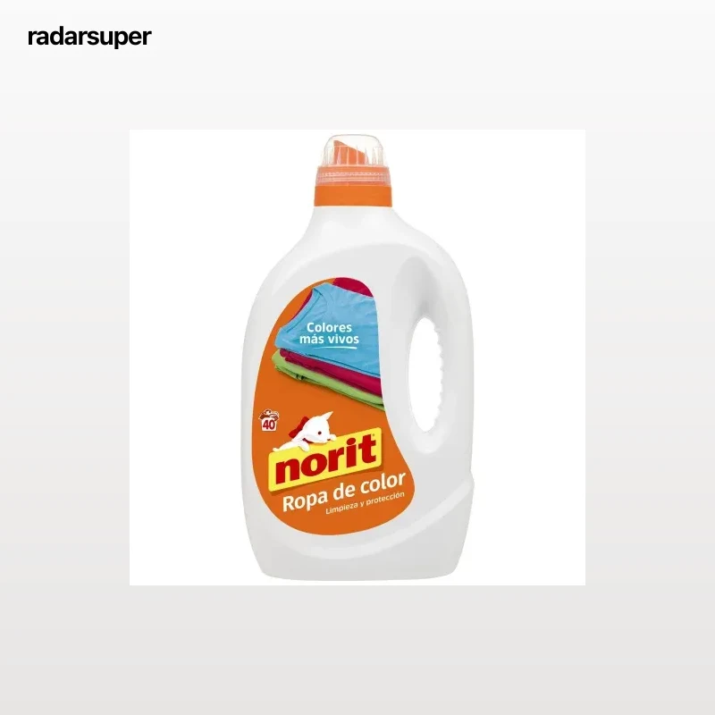 Detergente líquido para ropa de color Norit 40 lavados.