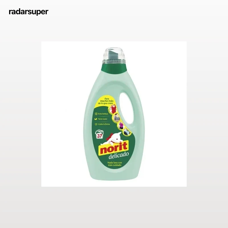 Detergente líquido prendas delicadas Norit 37 lavados.
