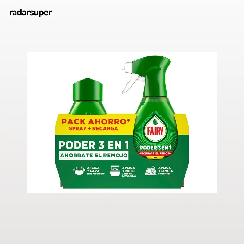 DETERGENTE LOIÇA MANUAL FAIRY LIMÃO SPRAY+REC 1L