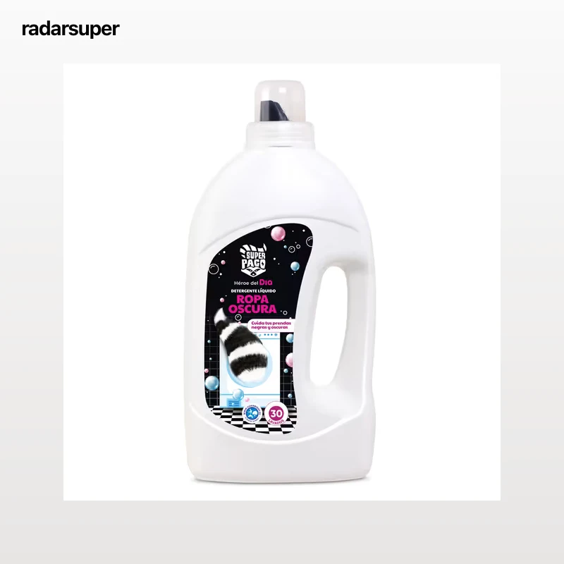 Detergente máquina líquido ropa oscura Dia Super Paco garrafa 30 lavados