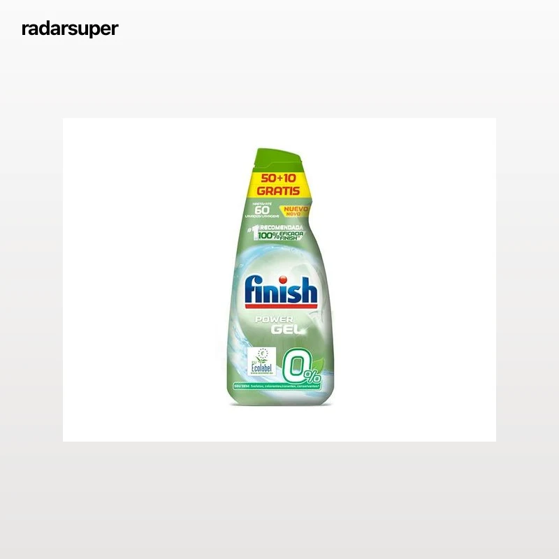 DETERGENTE MÁQUINA LOIÇA GEL 0% FINISH 60D