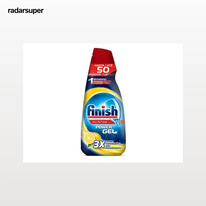 DETERGENTE MÁQUINA LOIÇA GEL LIMÃO FINISH 50D