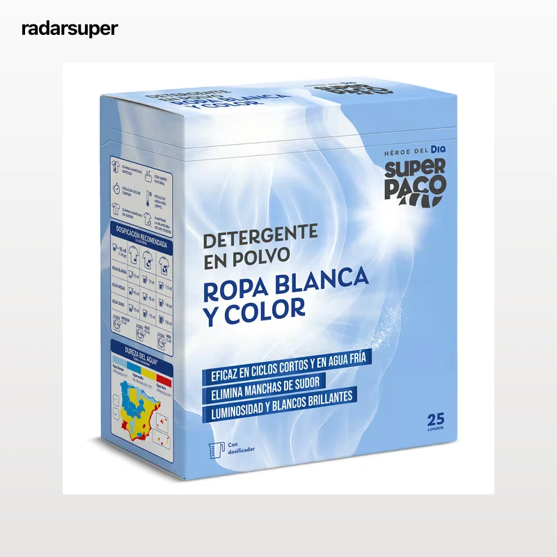 Detergente en polvo Dia Super Paco 25 lavados