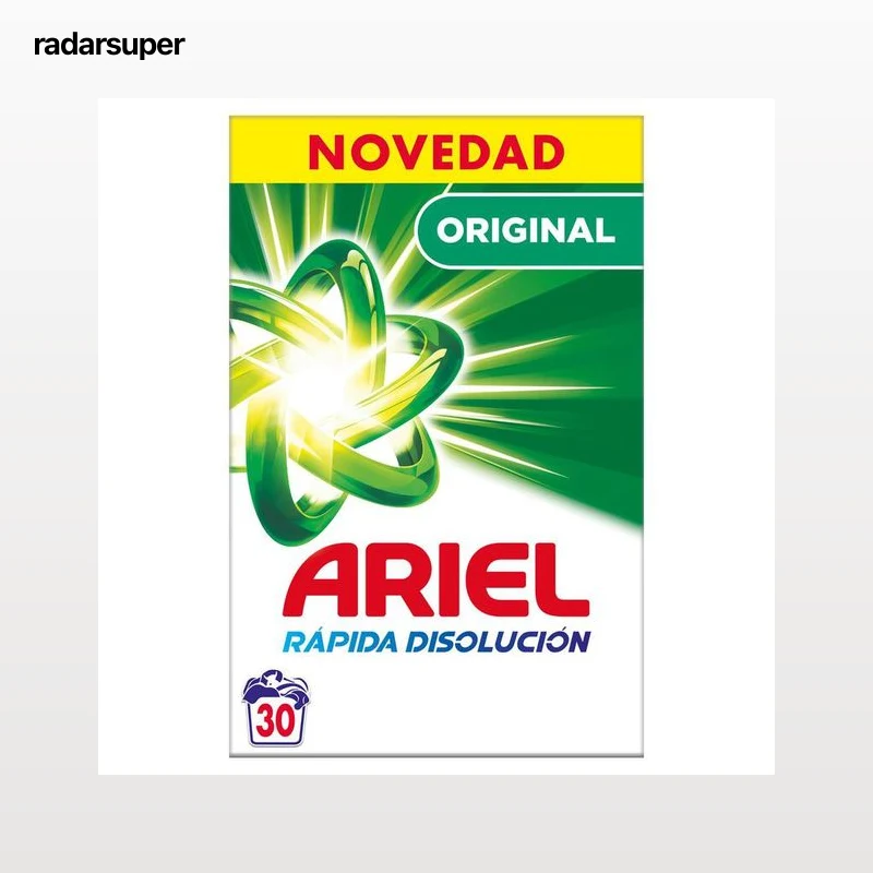 Detergente polvo Ariel 30 lavados original